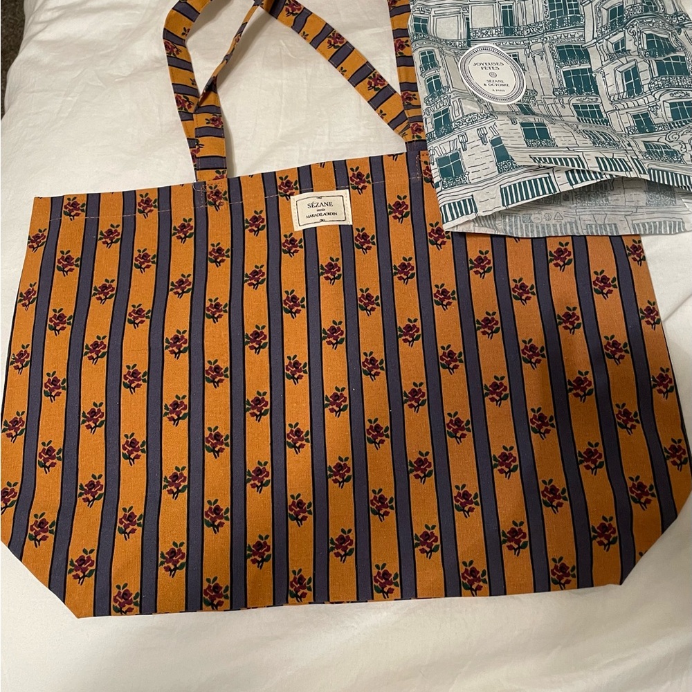 NWOT Sezane tote bag